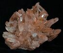Large Tangerine Quartz Crystal Cluster - Madagascar #32249-3